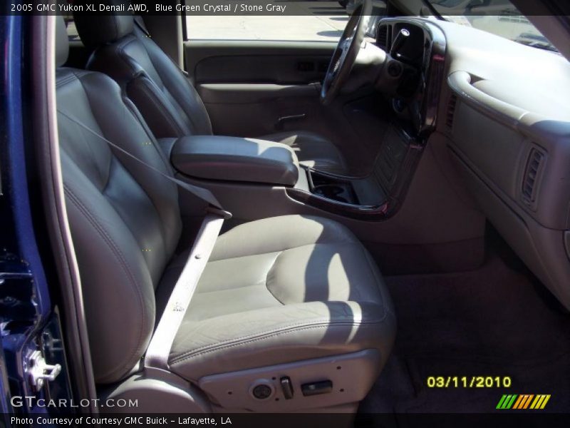 Blue Green Crystal / Stone Gray 2005 GMC Yukon XL Denali AWD
