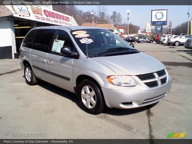 Bright Silver Metallic / Medium Slate Gray 2006 Dodge Caravan SXT