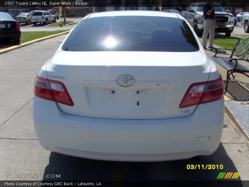 Super White / Bisque 2007 Toyota Camry LE
