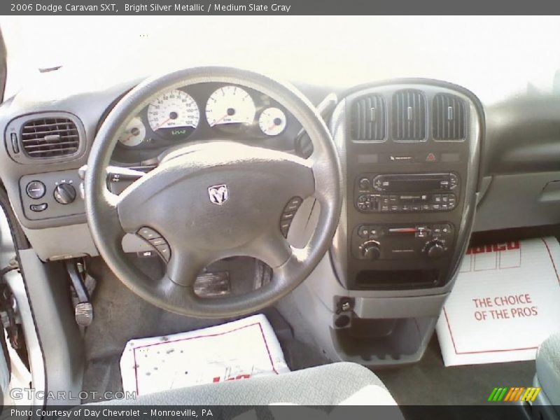 Bright Silver Metallic / Medium Slate Gray 2006 Dodge Caravan SXT