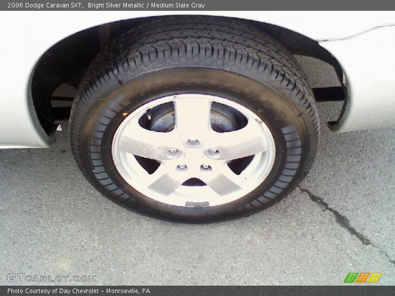 Bright Silver Metallic / Medium Slate Gray 2006 Dodge Caravan SXT