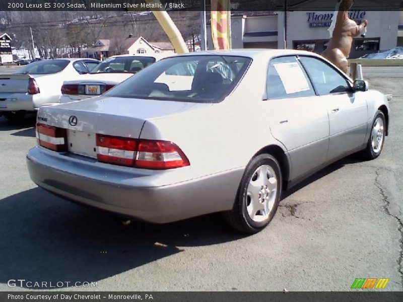 Millennium Silver Metallic / Black 2000 Lexus ES 300 Sedan