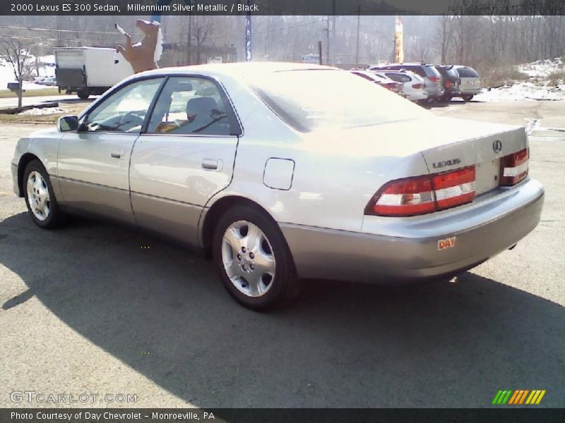 Millennium Silver Metallic / Black 2000 Lexus ES 300 Sedan