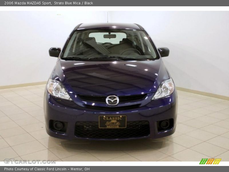 Strato Blue Mica / Black 2006 Mazda MAZDA5 Sport