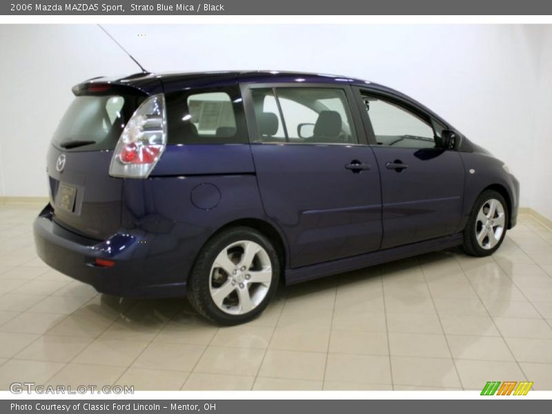 Strato Blue Mica / Black 2006 Mazda MAZDA5 Sport