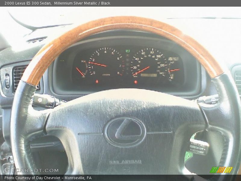 Millennium Silver Metallic / Black 2000 Lexus ES 300 Sedan