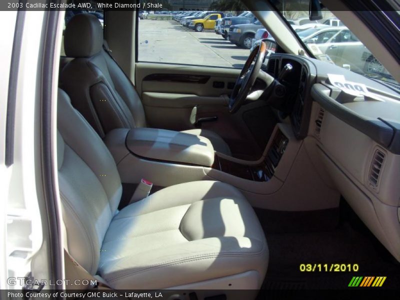 White Diamond / Shale 2003 Cadillac Escalade AWD