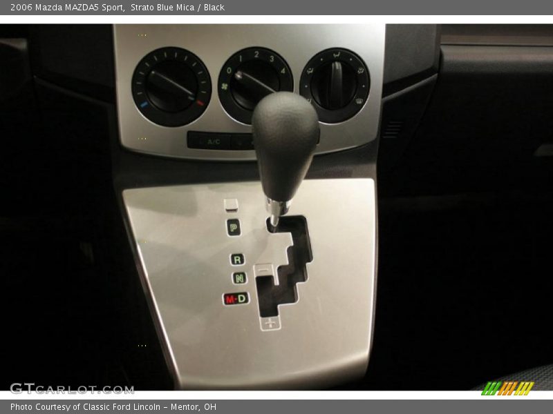 Strato Blue Mica / Black 2006 Mazda MAZDA5 Sport