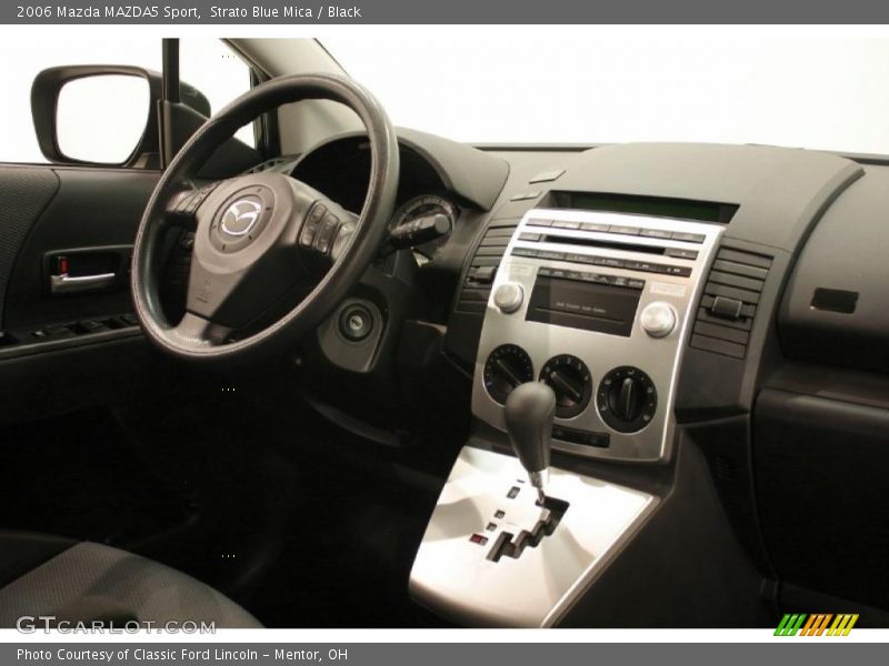 Strato Blue Mica / Black 2006 Mazda MAZDA5 Sport