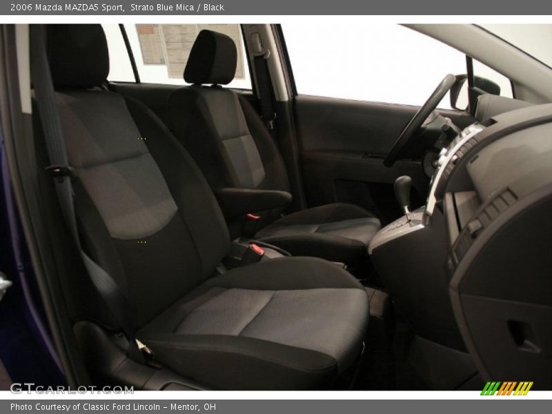 Strato Blue Mica / Black 2006 Mazda MAZDA5 Sport