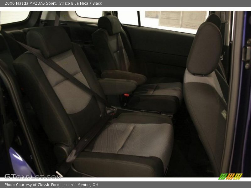 Strato Blue Mica / Black 2006 Mazda MAZDA5 Sport