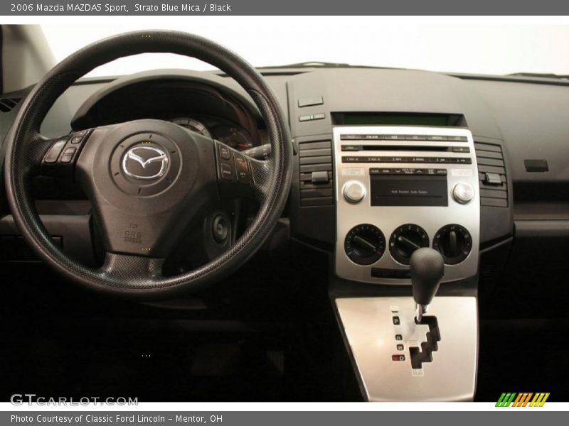 Strato Blue Mica / Black 2006 Mazda MAZDA5 Sport