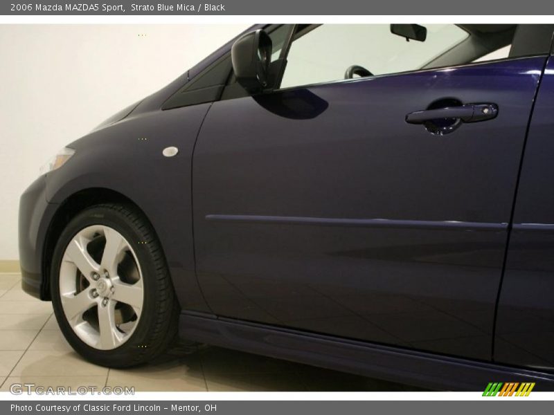Strato Blue Mica / Black 2006 Mazda MAZDA5 Sport