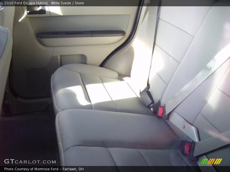 White Suede / Stone 2010 Ford Escape Hybrid