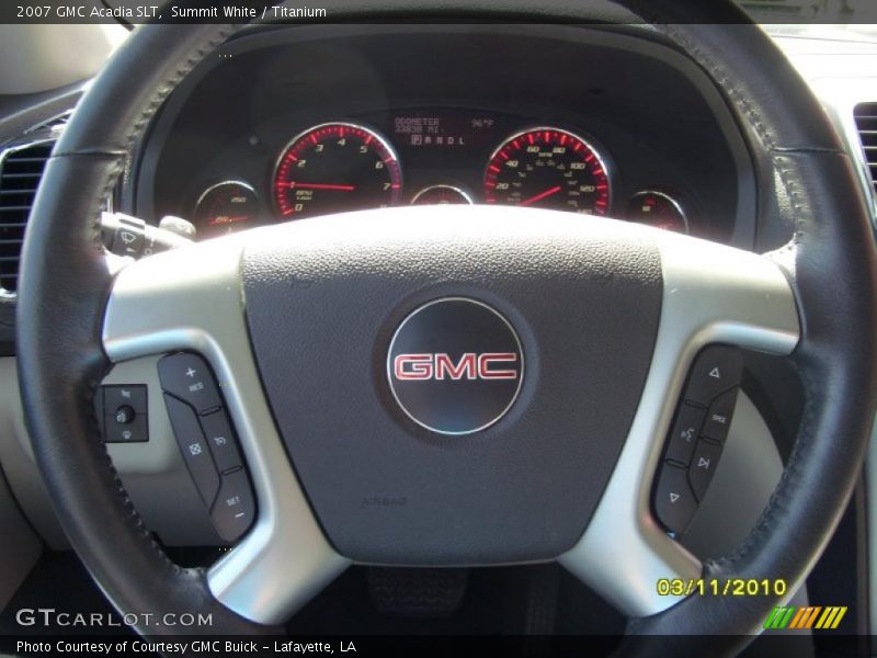 Summit White / Titanium 2007 GMC Acadia SLT