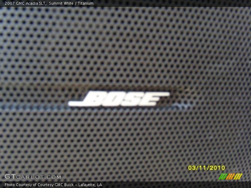 Summit White / Titanium 2007 GMC Acadia SLT