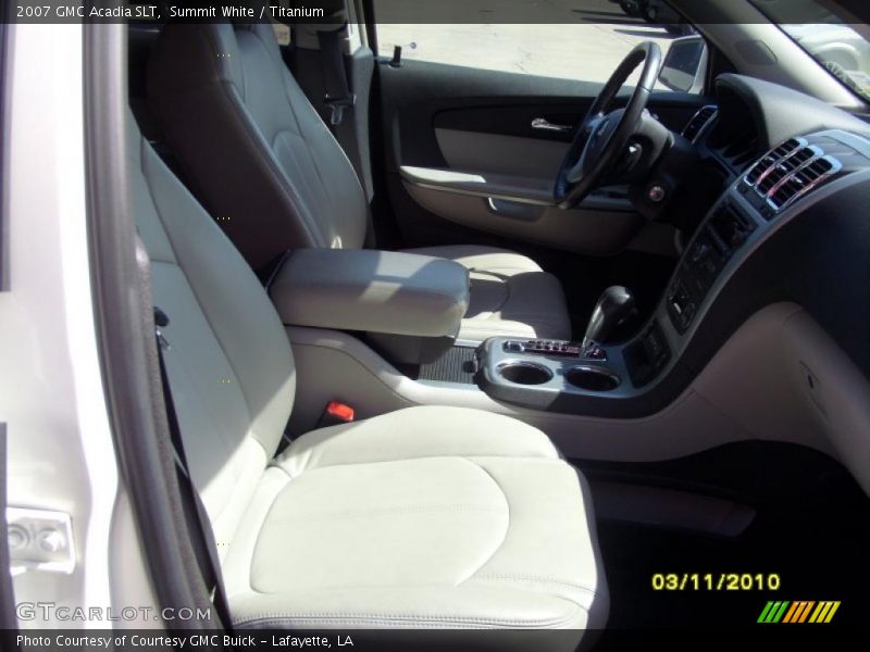 Summit White / Titanium 2007 GMC Acadia SLT