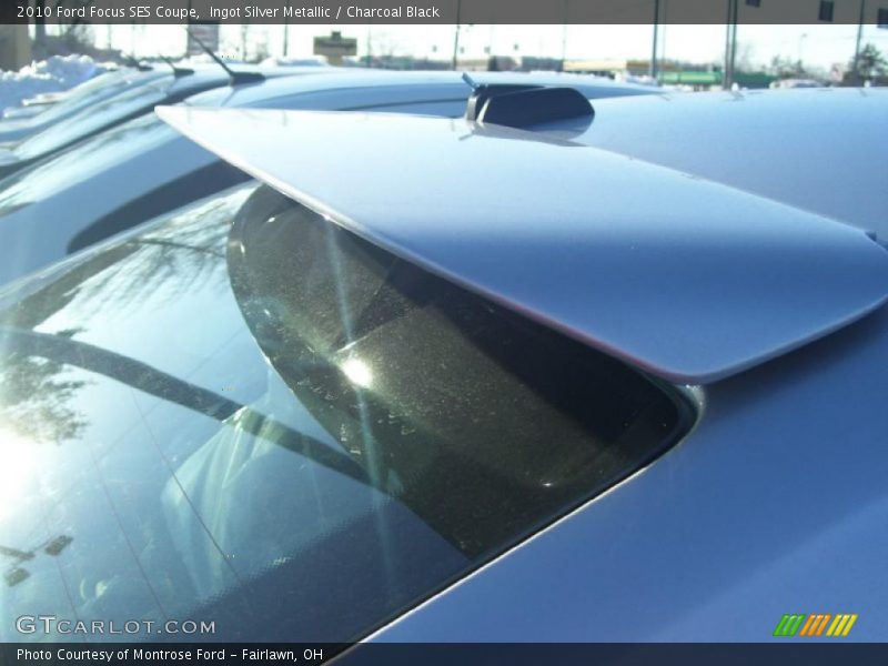 Ingot Silver Metallic / Charcoal Black 2010 Ford Focus SES Coupe