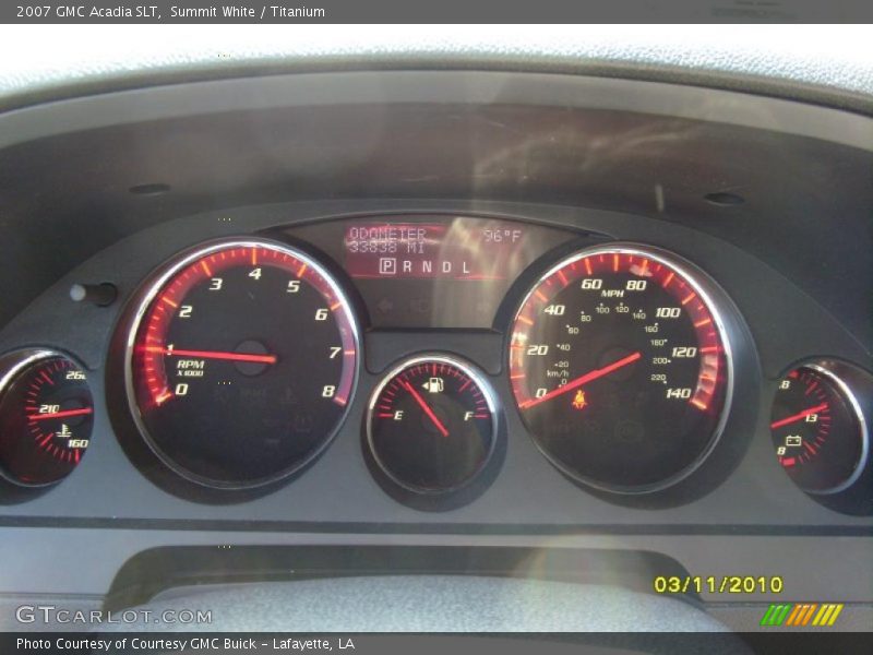 Summit White / Titanium 2007 GMC Acadia SLT