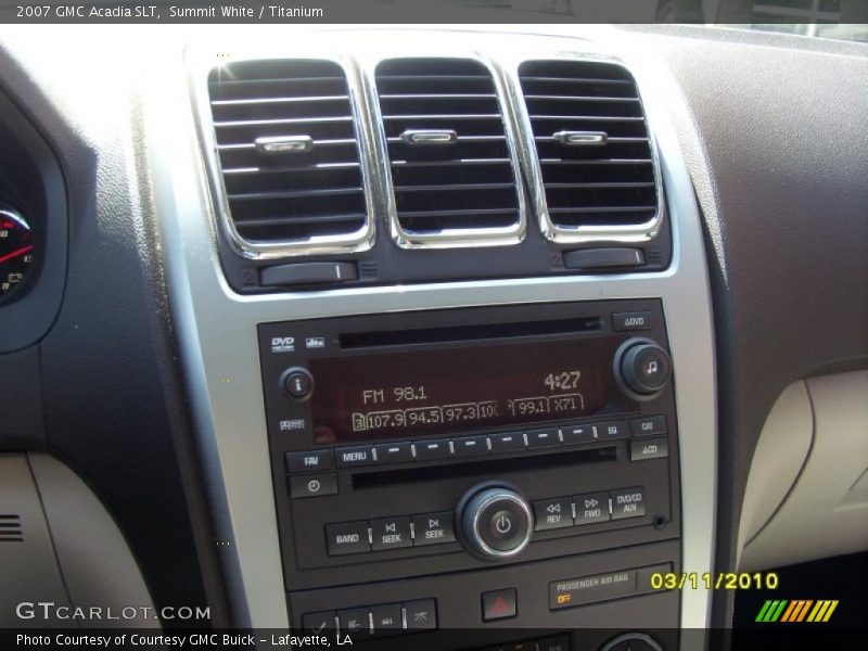 Summit White / Titanium 2007 GMC Acadia SLT