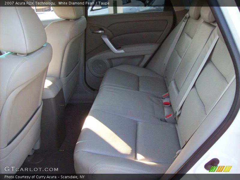 White Diamond Pearl / Taupe 2007 Acura RDX Technology