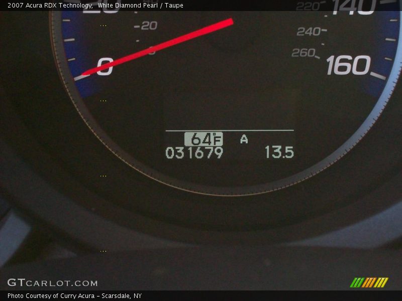 White Diamond Pearl / Taupe 2007 Acura RDX Technology