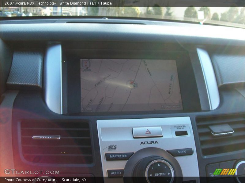 White Diamond Pearl / Taupe 2007 Acura RDX Technology