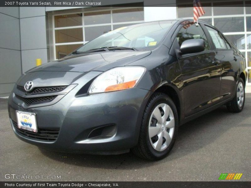 Flint Mica / Dark Charcoal 2007 Toyota Yaris Sedan