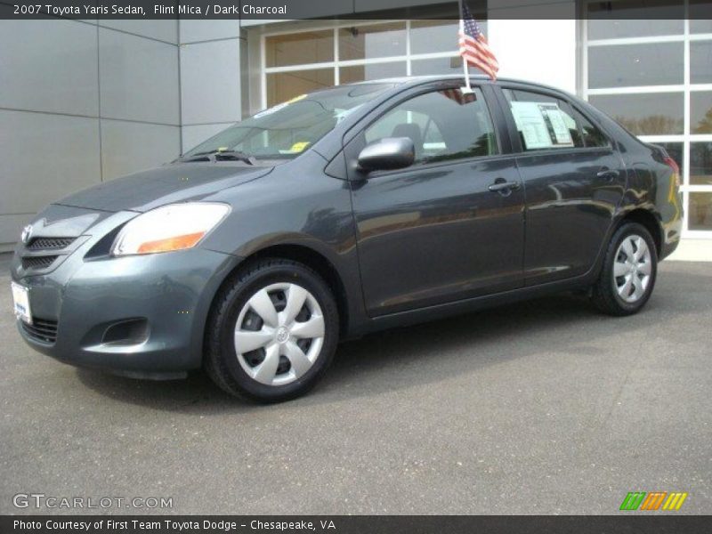Flint Mica / Dark Charcoal 2007 Toyota Yaris Sedan