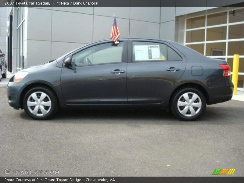 Flint Mica / Dark Charcoal 2007 Toyota Yaris Sedan