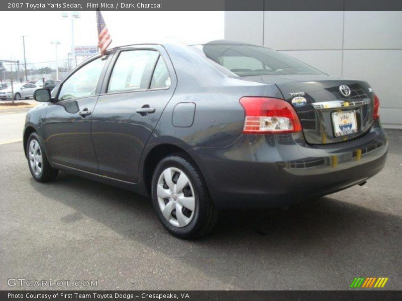 Flint Mica / Dark Charcoal 2007 Toyota Yaris Sedan