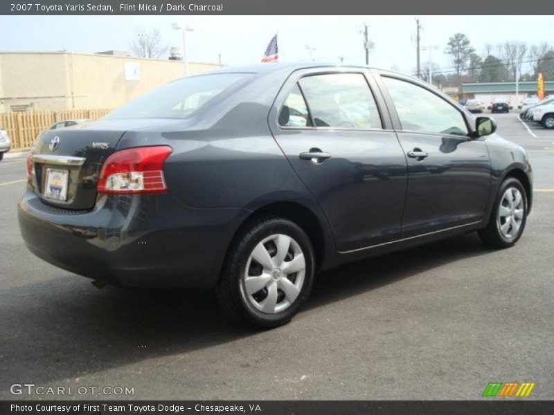 Flint Mica / Dark Charcoal 2007 Toyota Yaris Sedan