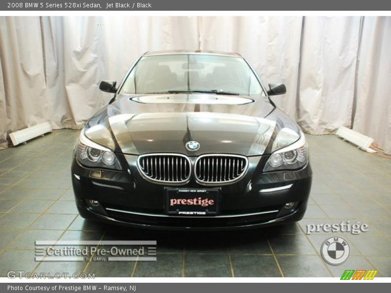 Jet Black / Black 2008 BMW 5 Series 528xi Sedan