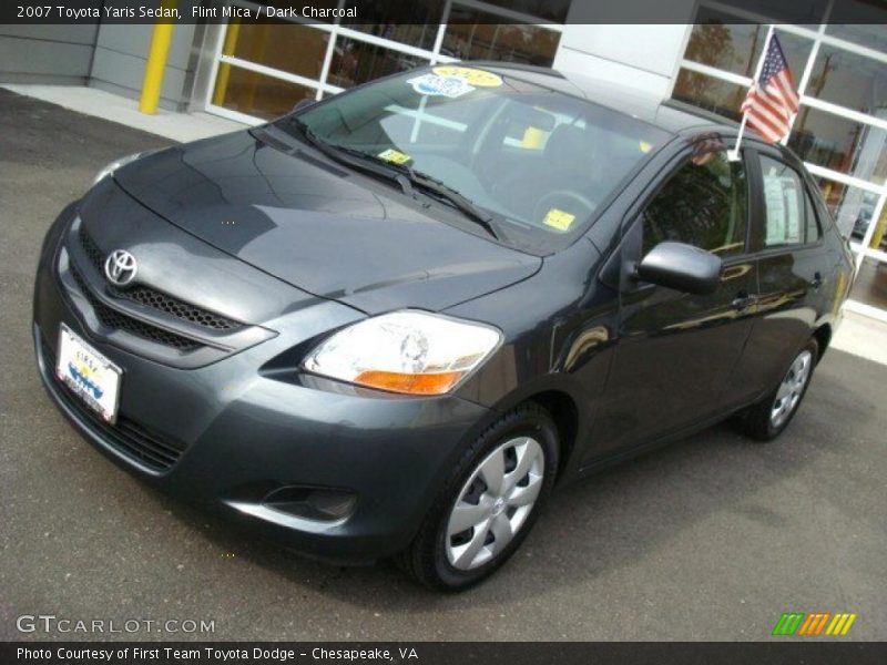 Flint Mica / Dark Charcoal 2007 Toyota Yaris Sedan