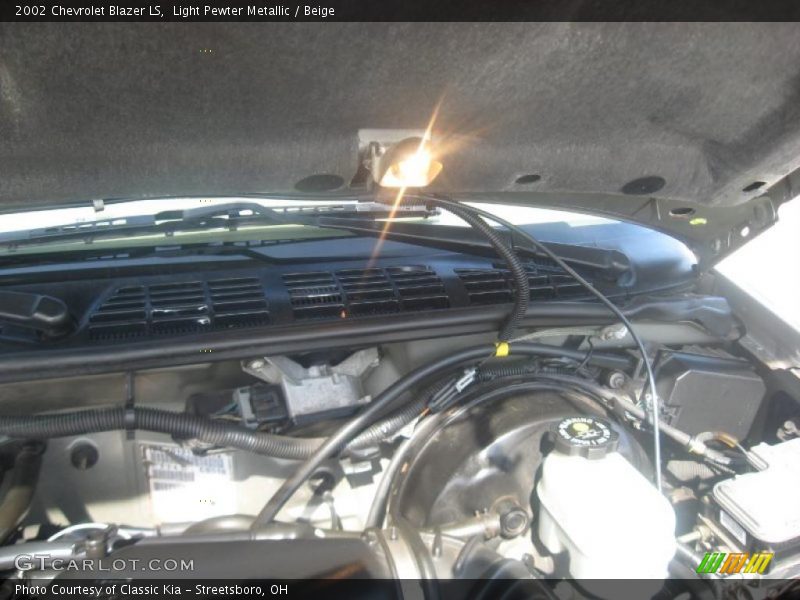 Light Pewter Metallic / Beige 2002 Chevrolet Blazer LS