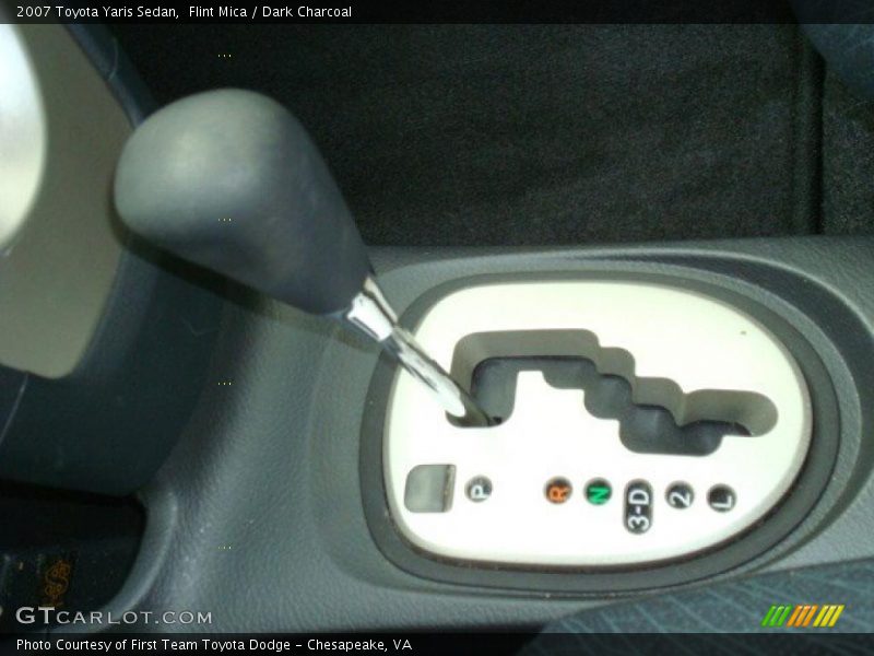 Flint Mica / Dark Charcoal 2007 Toyota Yaris Sedan