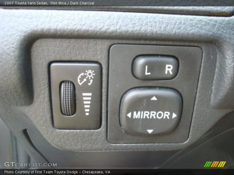 Flint Mica / Dark Charcoal 2007 Toyota Yaris Sedan