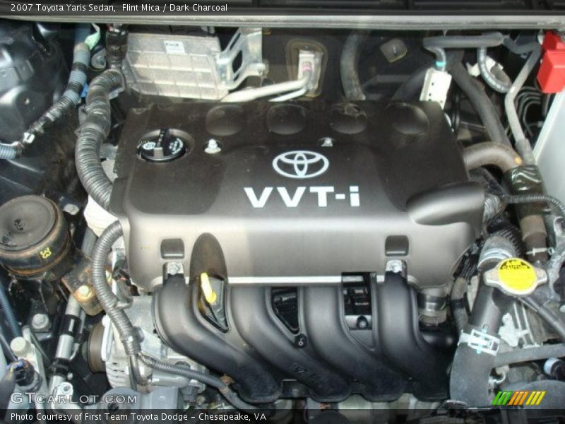 Flint Mica / Dark Charcoal 2007 Toyota Yaris Sedan