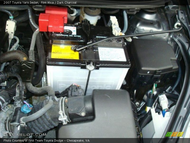 Flint Mica / Dark Charcoal 2007 Toyota Yaris Sedan