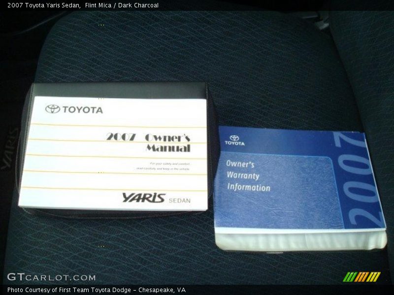 Flint Mica / Dark Charcoal 2007 Toyota Yaris Sedan