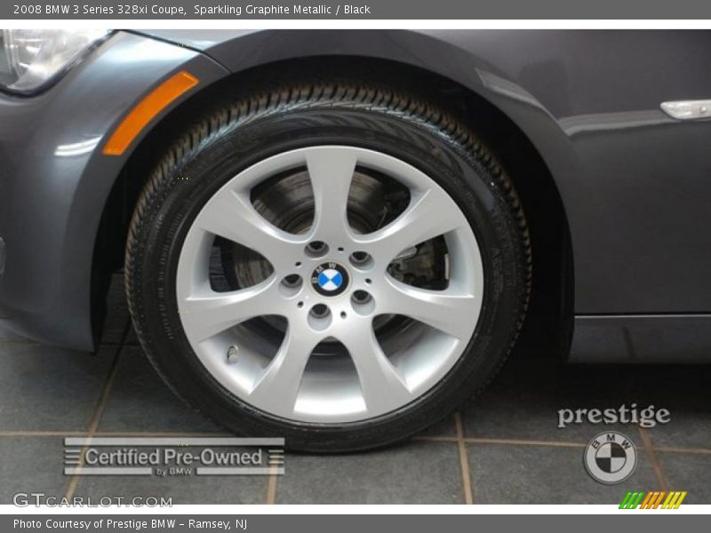 Sparkling Graphite Metallic / Black 2008 BMW 3 Series 328xi Coupe