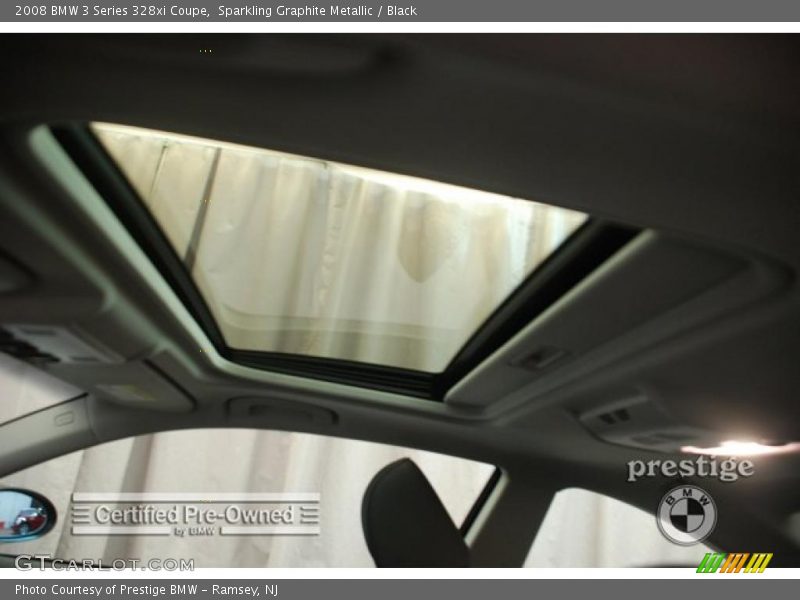 Sparkling Graphite Metallic / Black 2008 BMW 3 Series 328xi Coupe
