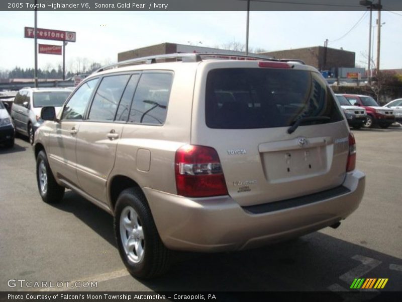 Sonora Gold Pearl / Ivory 2005 Toyota Highlander V6