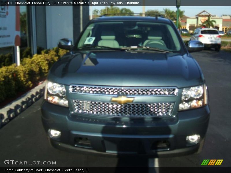 Blue Granite Metallic / Light Titanium/Dark Titanium 2010 Chevrolet Tahoe LTZ