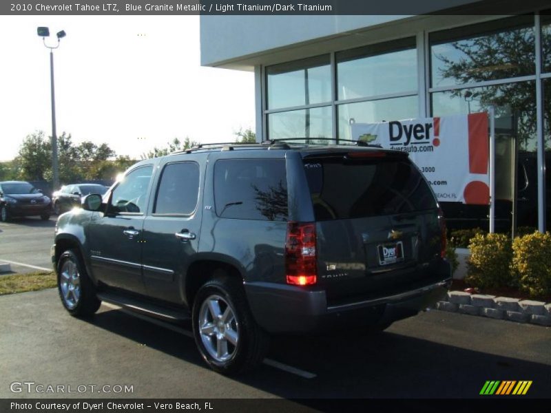 Blue Granite Metallic / Light Titanium/Dark Titanium 2010 Chevrolet Tahoe LTZ