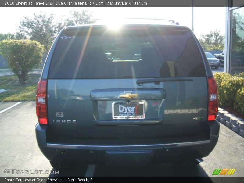 Blue Granite Metallic / Light Titanium/Dark Titanium 2010 Chevrolet Tahoe LTZ