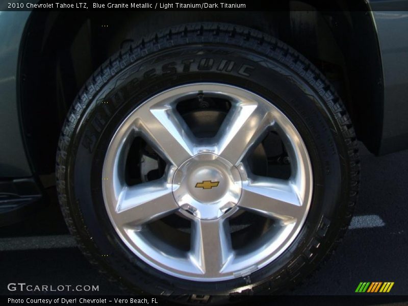 Blue Granite Metallic / Light Titanium/Dark Titanium 2010 Chevrolet Tahoe LTZ