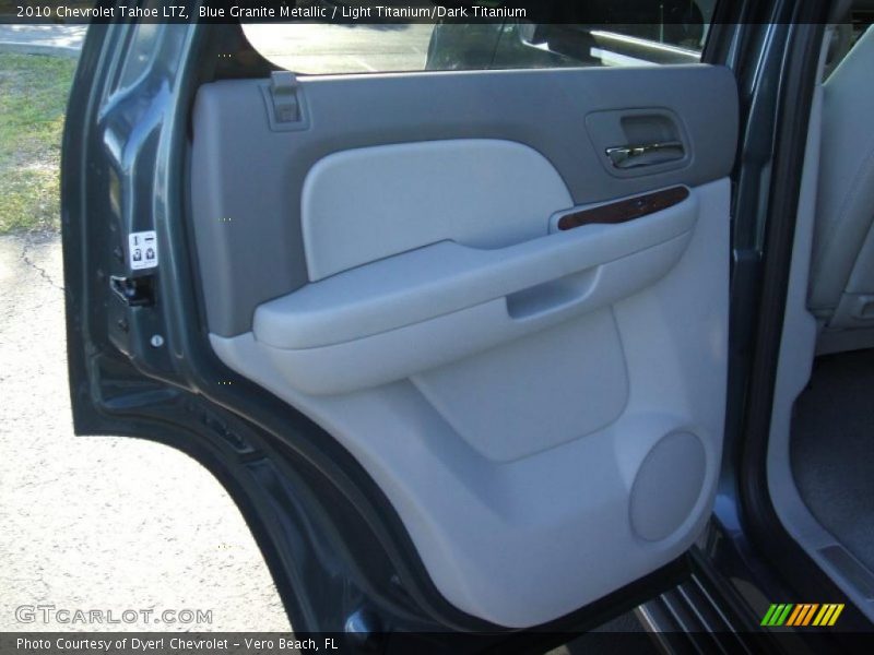 Blue Granite Metallic / Light Titanium/Dark Titanium 2010 Chevrolet Tahoe LTZ