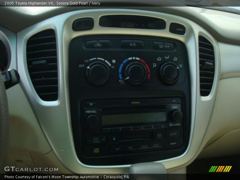 Sonora Gold Pearl / Ivory 2005 Toyota Highlander V6