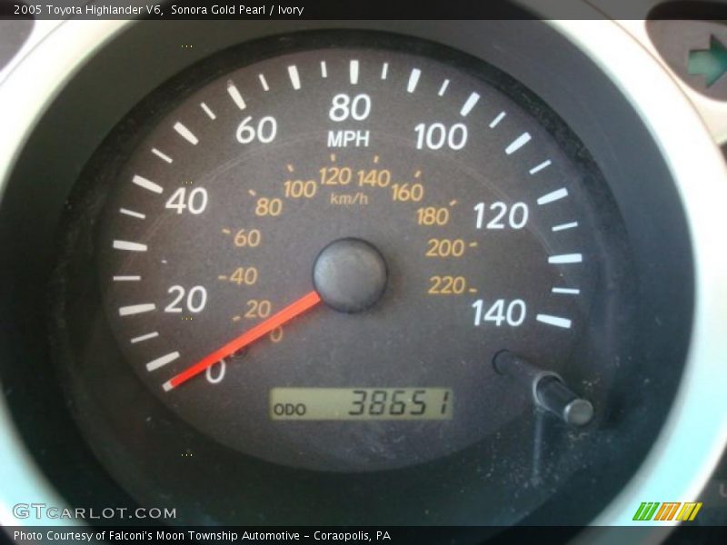 Sonora Gold Pearl / Ivory 2005 Toyota Highlander V6
